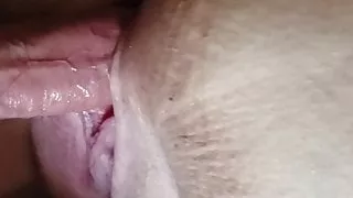 Ex girlfriend getting to orgasm on my veiny dick.