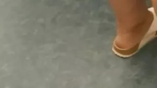 Candud new blond mature  feet and faceshot