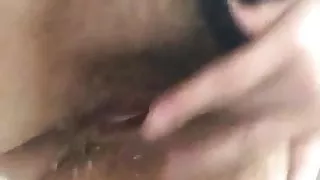 hairy bush girlfriend squirts in walmart bathroom