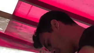 Straight Latino cutie sucks dick before bareback action