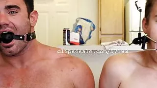 Gay Bondage - Brad Lovell and Adam Awbride Gagged Video 1