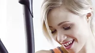 Private.com Beautiful Blonde Gabi Gold Fucks Hard Gym Cock !