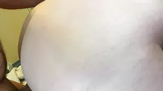 Thick white pawg getting fucked while using her toy