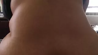 Wife pounding my dick