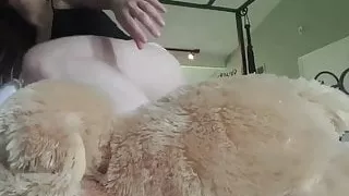 Wet farts on a stuffed toy