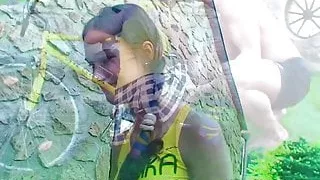 MY18TEENS - Cute Babe Blowjob and Pussy Fucking Big Dick