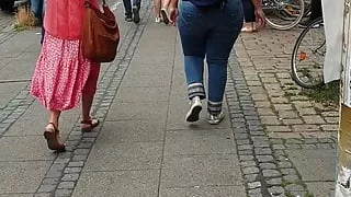 Hot bbw in the street
