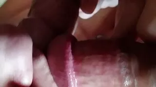 Fwb sucking 2 cocks