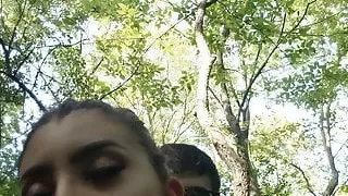Fucks gf in woods