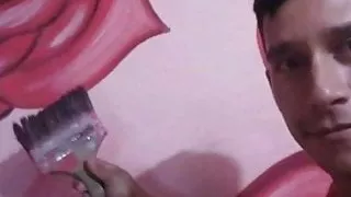 Horny male straw gets his cock pulled