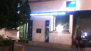 Geldautomat frühmorgens