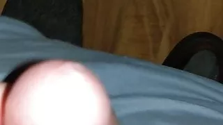 Young boy jizzed a monster load on his floor