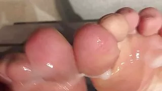 Feet Jizzed 3
