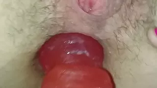 Gaping Asshole With A Toy