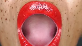 Red Lipstick Fetish JOI Encouragement Lip Fetish Rosie Reed