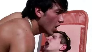 Arsch, Schwuler Sex, Mager, Gebräunt, Eng