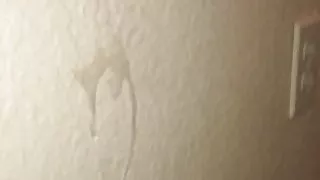 Guy Leaves Huge Nut on Hotel Hallway Wall