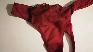 Cum in my step moms dirty panties