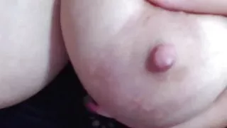 wife milking  her tits