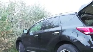 Mature mother fucks in all holes outdoor