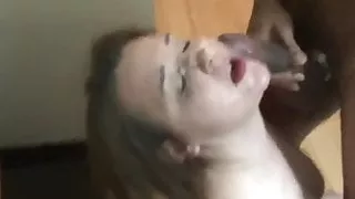 Whore Wife Facial for BBC