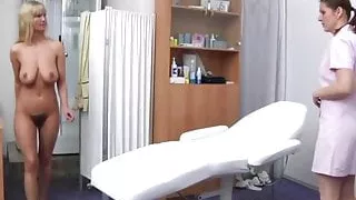 perfect tits examination by a woman doctor