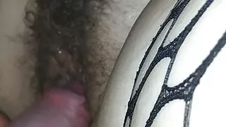 cum spills from the pussy