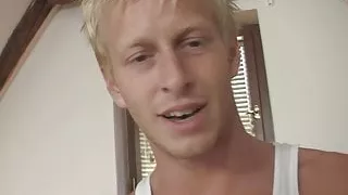 guy catches blonde girlfriend  riding another dick