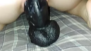 Gf big blck dildo