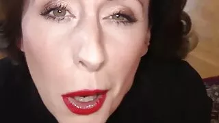 Elegant English MILF in ripped fishnets banged POV style