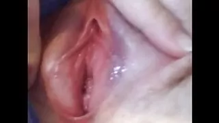 BBW spread pussy wide open closeup