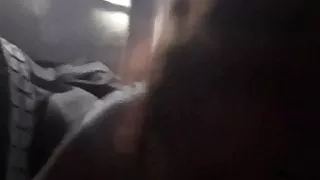 young girlfriend  suckin my cock until she gets to swallow all my cum