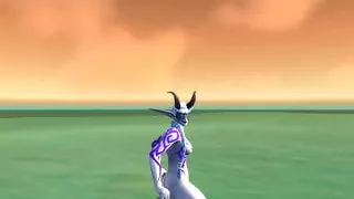 World of Warcraft Demon Hunter Strip Dance