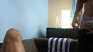 Nerdy surfer with glasses enjoys balls deep hard analfucking