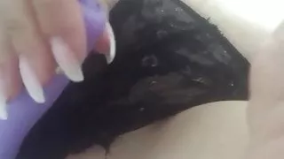 Wife playing with dildo