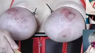 Mild to medium udder abuse session 10-Aug-2019