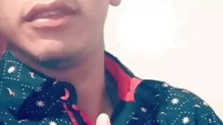 Male with thick dick is slumping the bed