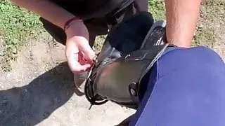 Groom slave for the Mistress.