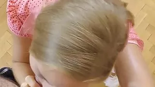 English vixen fucked hard by naughty old man in POV