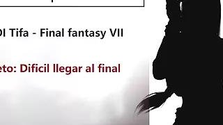 JOI hentai en espanol, Tifa te ha descubierto. Completo.