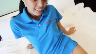 ASIANSEXDIARY Big Dick Cums Deep Inside Maids Pussy