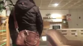 A pee fart in a furniture store