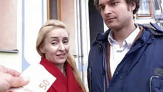 German Scout - Rough Anal For Skinny Milf At Street Casting