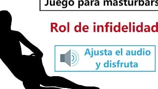 JOI hentai en espanol. Doble infidelidad, juego para mast...
