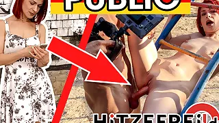 Hitzefrei.dating GERMAN JENNY PUBLIC DEEPTHROAT & FUCK Part1