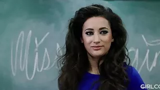 Angela White & Georgia Jones Punish Bratty Schoolgirls