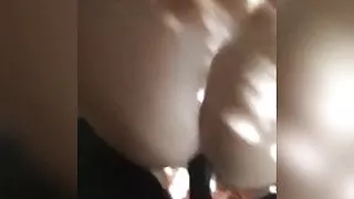 White pawg getting fucked doggy