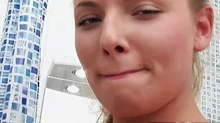 MY18TEENS - Sexy Blonde Masturbate Tender Pussy