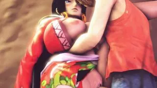 Luffy have sex with Boa hancock