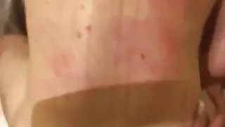 monster cock latina transsexual  filling his ass and scratching him up